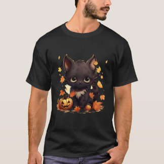 Camiseta Anime Bonito Neko Chibi Kawaii Cat Spooky Pump Ass