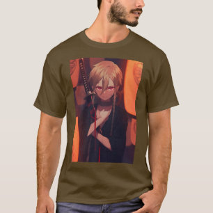 Camiseta Anime Boy Aestético Japonês Samurai Otaku (2)