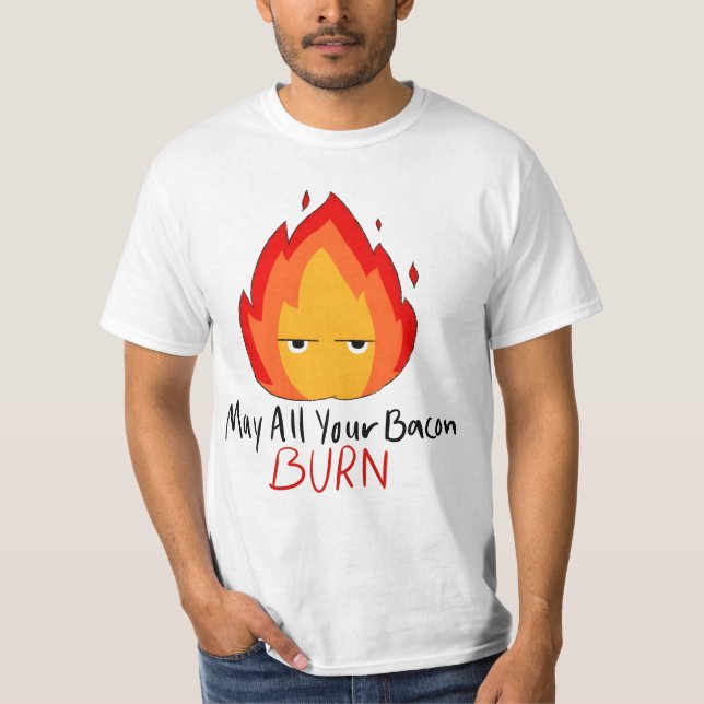 Camiseta Anime Calcifer fofo (Frente)