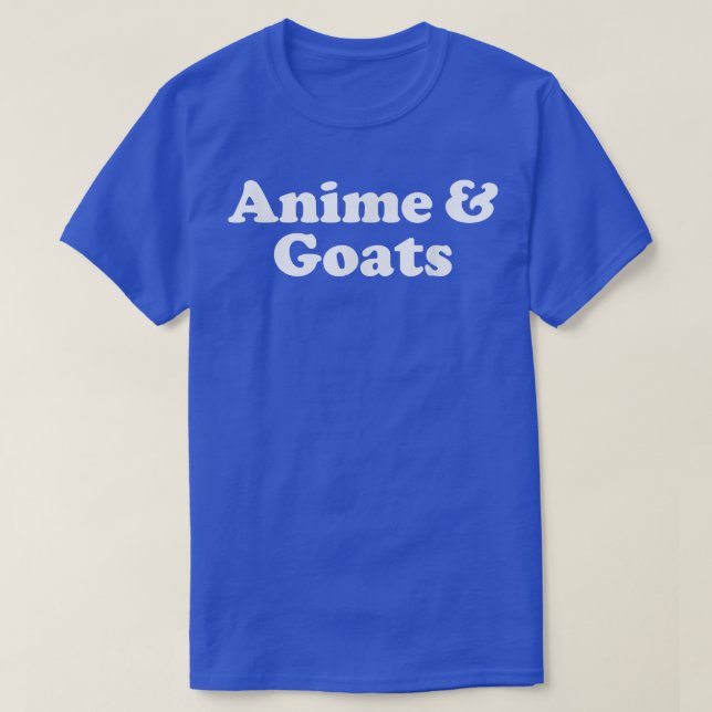 Camiseta Anime Caprinos ou Goat Kawaii (Frente do Design)