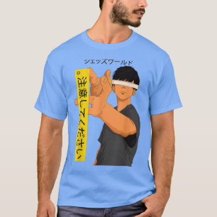 Camiseta Anime Character Desconhecido Face Kawaii Anime Jap