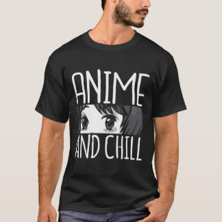 Camiseta Anime Chill Funny Otaku Japonês Manga Lover Gift