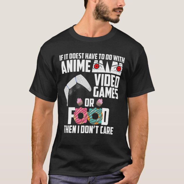 Camiseta Anime Coisas, Anime Merch, Anime, Anime Accessorie (Frente)