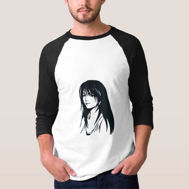 Camiseta anime da senhora (Frente)