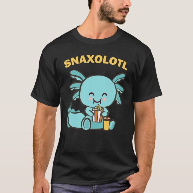 Camiseta Anime de Cute Axolotl Lover Snaxolotl kawaii (Frente)