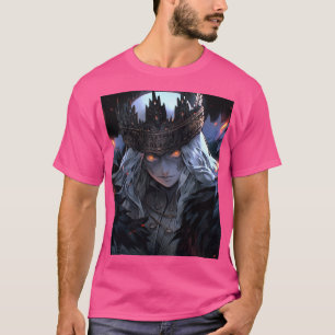 Camiseta Anime de Fantasia Gótica Escura