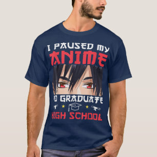 Camiseta Anime de graduação de segundo grau 2022 Formandos