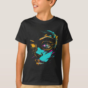 Camiseta Anime de Ilustração Gráfica do Anime Manga 1