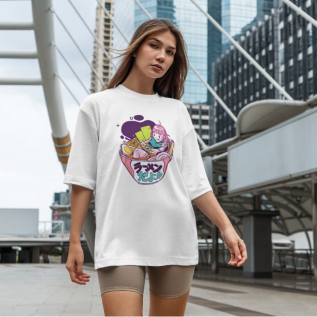 Camiseta Anime de jogos Ramen (Criador carregado)