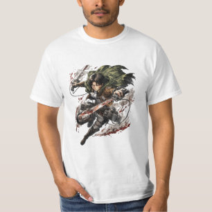 Camiseta Anime de Levi Ackerman – Attack on Titan