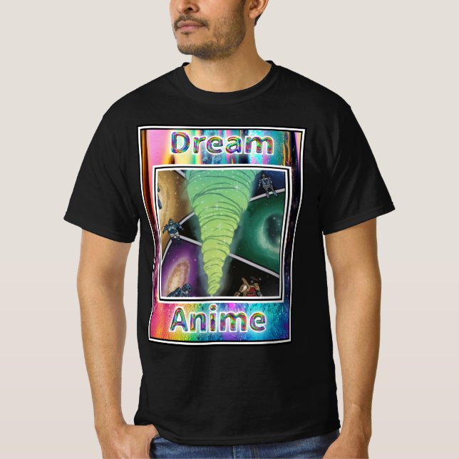 Camiseta Anime de Sonho Aduaneiro Multiverso (Frente)