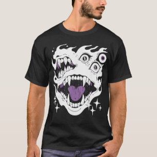 Camiseta Anime de Terror Mangá Japão Japonês Assustador Kaw