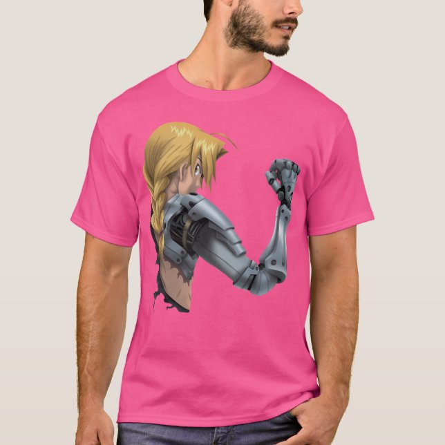 Camiseta Anime Design Metal (Frente)