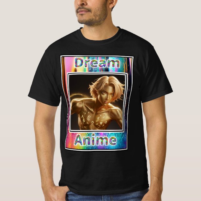 Camiseta Anime do Sonho de Página Dourada (Frente)