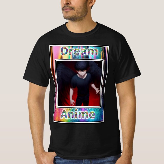 Camiseta Anime do Sonho de Pena Negra (Frente)