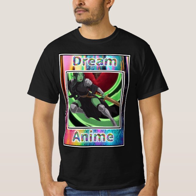 Camiseta Anime do Sonho do Guerreiro das Bruxas (Frente)