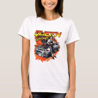 Camiseta Anime Drift Mechanic Carro - Garage Queen Art