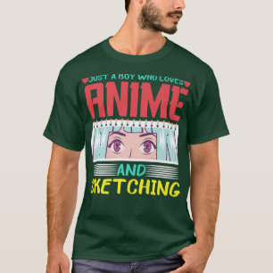 Camiseta Anime E Desenho, Apenas Um Menino Que Ama Anime Fu