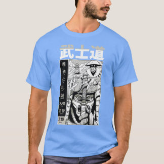 Camiseta Anime e Manga do Guerreiro Samurai Japonês