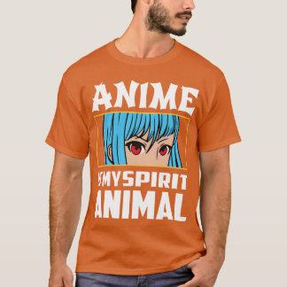 Camiseta Anime é Meu Animal Espiritual Roupa de Anime Diver