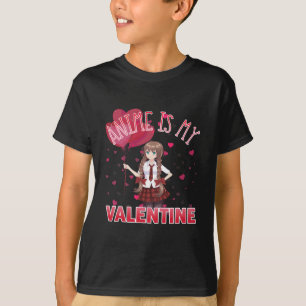 Camiseta Anime É O Meu Dia de os namorados Divertido De Nam