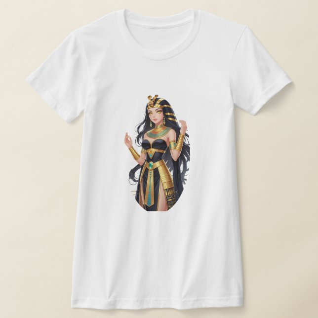 Camiseta Anime Egyptian Pharaoh Queen – Majestic Royal (Postura )