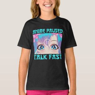 Camiseta Anime em Pausa Conversa Rápida