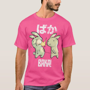 Camiseta Anime Engraçado Coelho Baka - Baka Japonês
