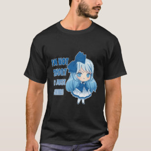 Camiseta Anime Engraçado Eu Não Sou O Pequeno Presente Chib