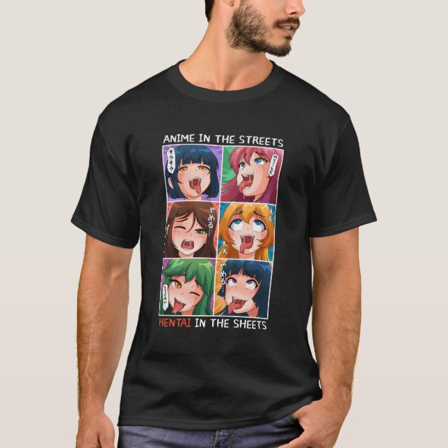 Camiseta Anime Engraçado No Anime De Folhas (Frente)