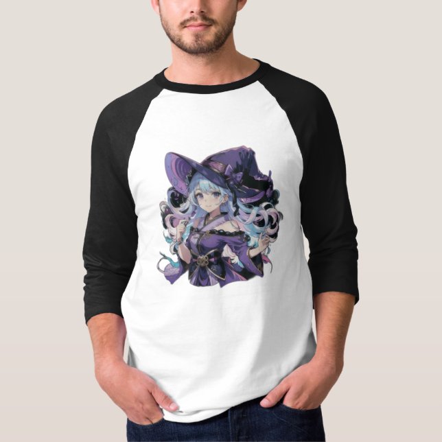 Camiseta Anime/Feiticeira/halloween  (Frente)