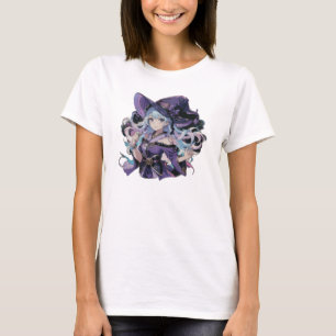 Camiseta Animê/Feiticeira/Halloween