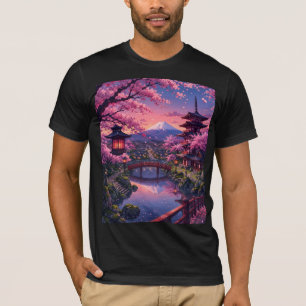Camiseta Anime Flor de Cerejeira Sakura