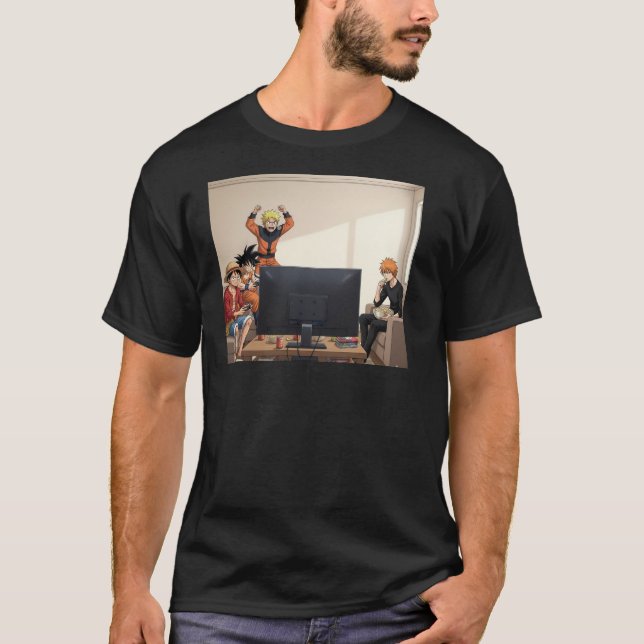 Camiseta Anime Friends Couch Co-Op (Frente)