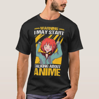 Camiseta Anime Funny Gift Manga Japão Boys Kawaii Baka