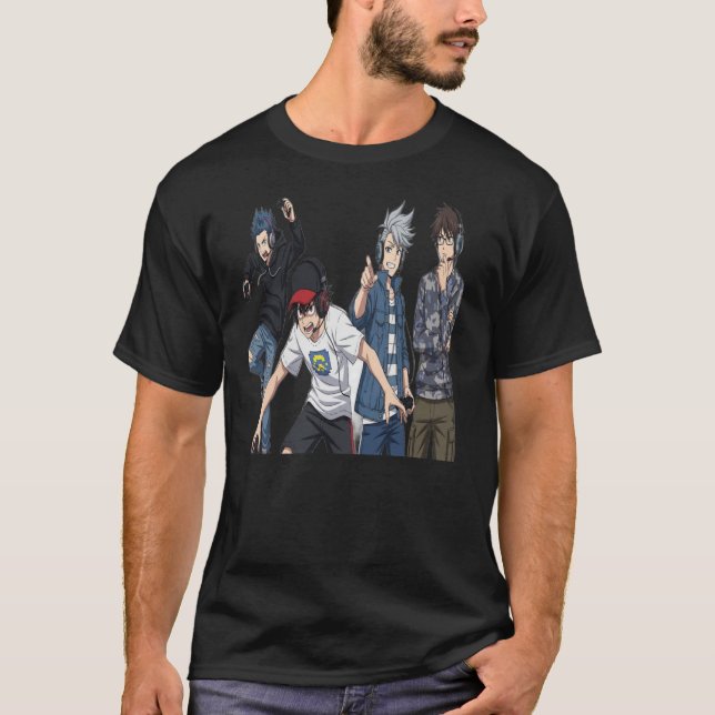 Camiseta Anime Gaming Squad - Rapazes Gamer Com   (Frente)