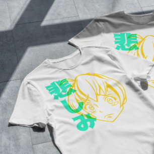 Camiseta Anime Girl chorando