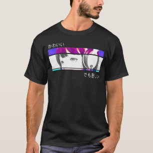 Camiseta Anime Girl Eyes Japan Culture Art Japonês Aesthet