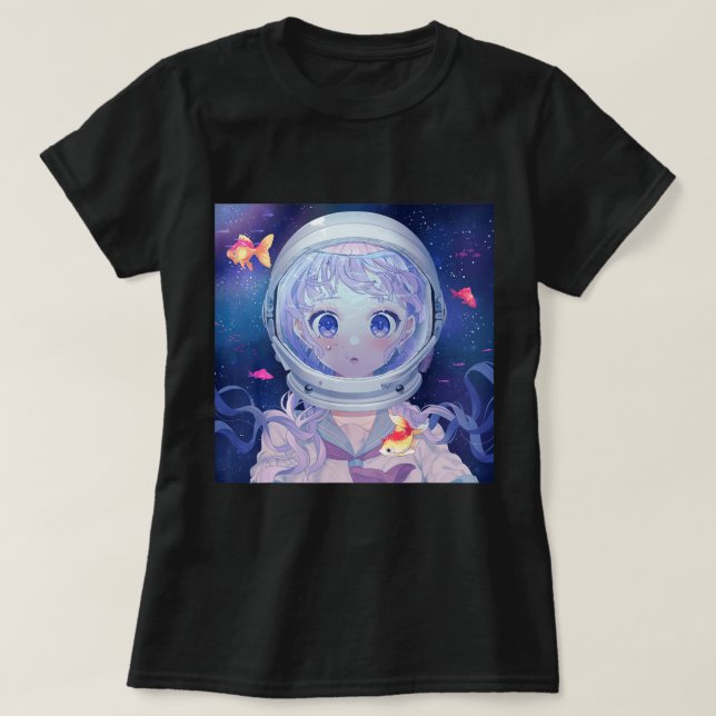 Camiseta Anime Girl Kawaii - Estética Japonesa Otaku (Frente do Design)