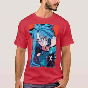 Camiseta Anime Girl Kawaii Waifu Aestética japonesa Manga O