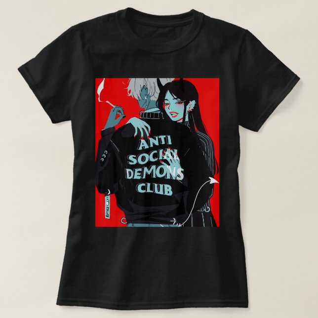 Camiseta Anime Girl Kawaii Waifu Egirl Aesthetic Japanese O (Frente do Design)