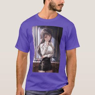 Camiseta Anime Girl Kawaii Waifu - Estética japonesa Otaku
