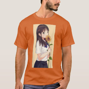 Camiseta Anime Girl Kawaii Waifu - Estética japonesa Otaku