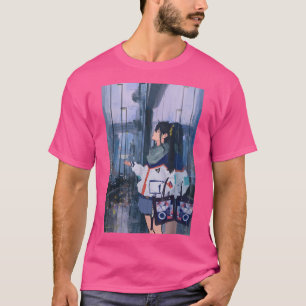 Camiseta Anime Girl Kawaii Waifu - Estética japonesa Otaku