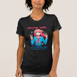 Camiseta Anime Girl Manga Japonesas Meninas