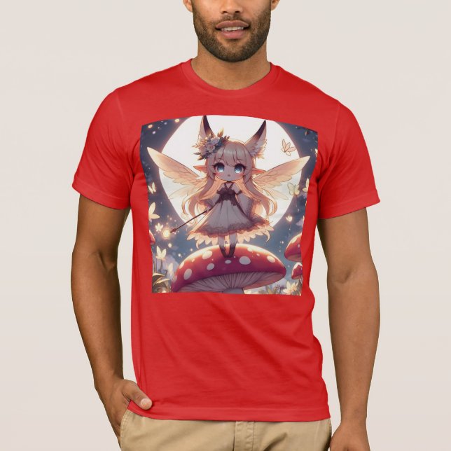 Camiseta Anime Girl Pixie Hippie Moon Fairy (Frente)