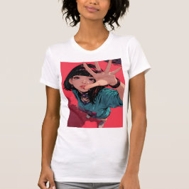 Camiseta Anime Girl T-shirt High Quality Print