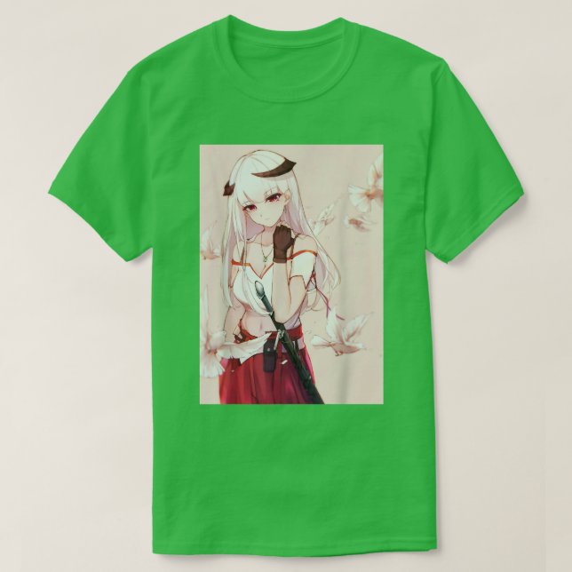 Camiseta Anime Girl Waifu Aesthetic Japanese Japanese Otaku (Frente do Design)