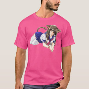 Camiseta Anime Girl Werecat