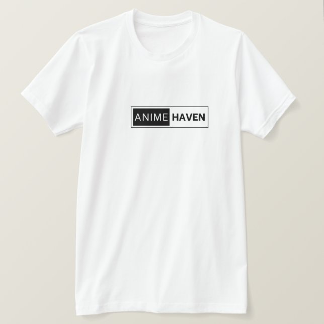 Camiseta Anime Haven - Estilo de Arte Legal do Man (Frente do Design)